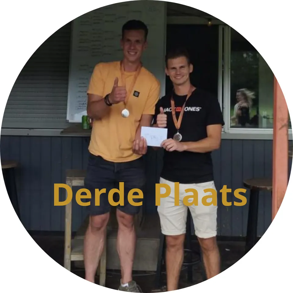 Niels en Dany op de derde plaats