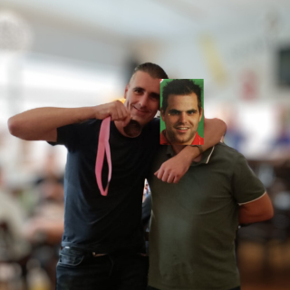 Team Maïskolf op de derde plaats